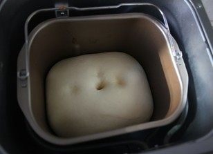 4、蔓越莓奶酥面包,启动发酵程序，发酵至1.5-2倍大