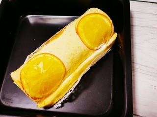 17、香橙蛋糕卷,成品图