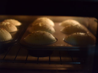 14、桂花杯子蛋糕,烘焙25分钟。