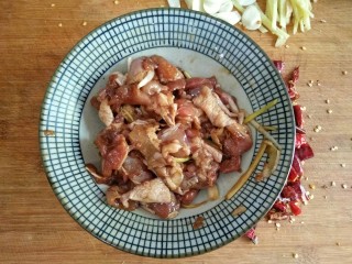 8、歌乐山辣子鸡,再次抓拌均匀。