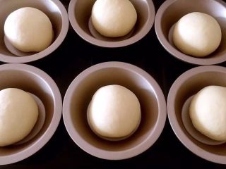 8、汉堡????坯,放入磨具进行二次发酵