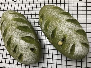 18、抹茶干果软欧,美美哒