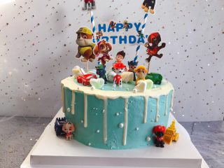 19、汪汪队生日蛋糕,成品