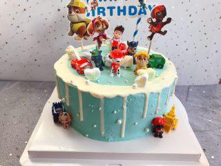 20、汪汪队生日蛋糕,成品