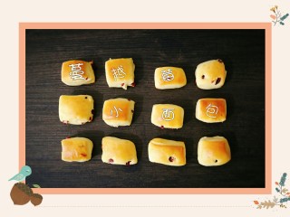22、≈蔓越莓酸奶小方面包≈,成品