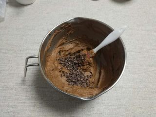 9、可可磅蛋糕,搅拌均匀后再倒入可可粒，轻拌几下就行了