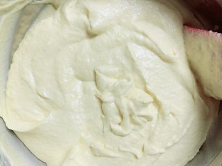 10、肉松海苔麦芬蛋糕,完全混合以后，蛋糕面糊就做好了。