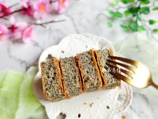 13、黑米海绵蛋糕,敏茹意作品……黑米海绵蛋糕……成品图