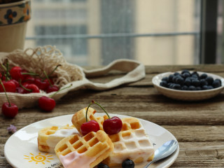 13、清新华夫饼,成品图