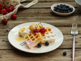 14、清新华夫饼,成品图