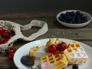 15、清新华夫饼,再拍一组