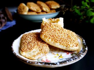 15、芝麻烧饼,成品