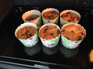 13、盆栽草莓蛋糕,上下火190度30分钟左右（根据自家烤箱的温度脾气来调整。）