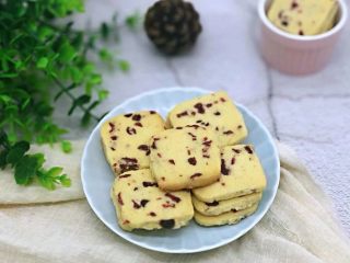 12、蔓越莓饼干,成品,感觉还不错吧!