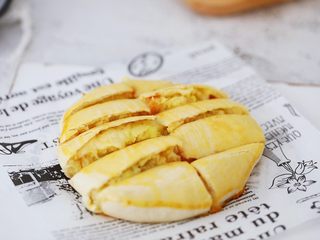 15、芝士榴莲饼,成品图