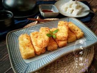 21、论牛奶的各种吃法之――脆皮炸鲜奶,成品。