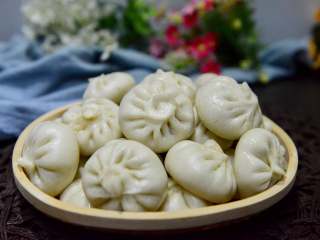 17、香葱猪肉馅小包子,成品图.