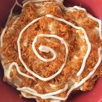 11、肉松手撕面包,这是最上面一层~