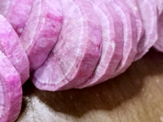 5、奶酪饼,紫薯切片