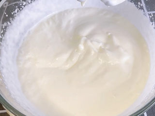 11、芒果慕斯蛋糕,打发至起纹路，大概6分发即可