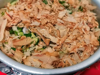 11、西胡芦蛋糕,铺上木鱼花