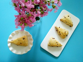 13、蔓越莓司康,成品图