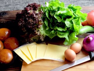 1、mini早餐堡,所需食材