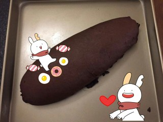 18、香浓巧克力爆浆面包,烤30分钟就完成了