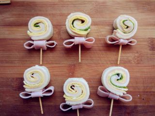 13、快手棒棒糖三明治,完成的样子