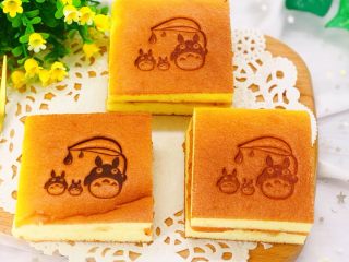 19、草莓夹心蛋糕片,高颜值的蛋糕片，小孩也很喜欢。