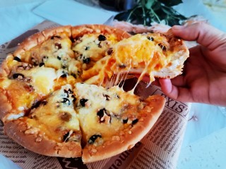 17、奶香红薯披萨,成品图