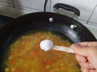 8、咖喱鸡排饭,加盐调味