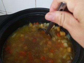 10、咖喱鸡排饭,搅拌到融化