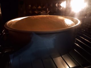 19、八寸戚风蛋糕,烘烤20分钟时的蛋糕