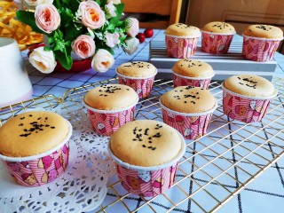 21、香橙????海绵纸杯蛋糕（不开裂不回缩）,成品图！