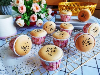 22、香橙????海绵纸杯蛋糕（不开裂不回缩）,成品图！