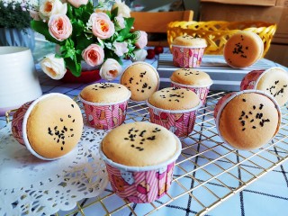 23、香橙????海绵纸杯蛋糕（不开裂不回缩）,成品图！