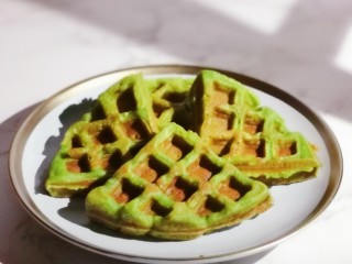 21、香兰华夫饼,成品图二