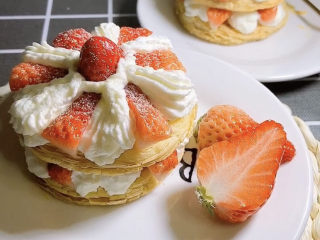 16、拿破仑蛋挞,这么美，这么简单的蛋糕，你不试试吗……