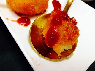 25、圆土豆+凤尾土豆虾球,好吃看的见，✌✌✌✌