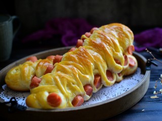 15、火腿肠面包,成品图