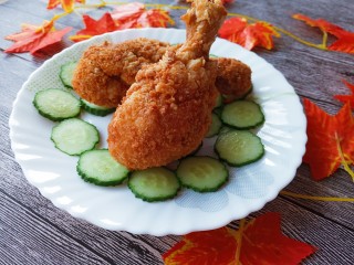 13、自制炸鸡腿,成品图