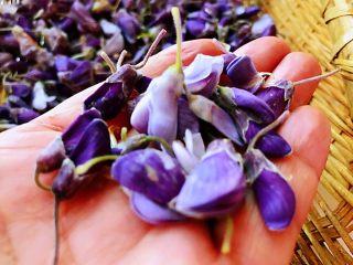 1、藤萝花饼,吃下整个春天,藤萝花