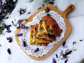 10、藤萝花饼,吃下整个春天,成品。