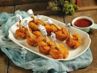 21、鸡翅根还能做出惊艳的宴客菜,成品图。