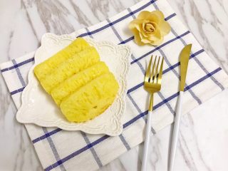 17、椰香黄金糕,等凉透了再切片