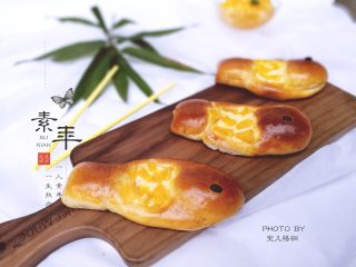 15、水果鱼面包,可爱的小鱼儿来啦