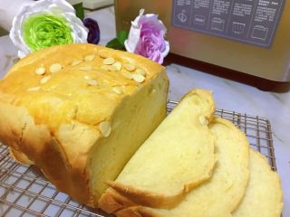 15、奶酪吐司（面包机版）,切片。