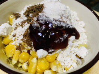 14、鲜虾玉米饼,加蚝油