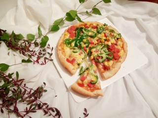 18、自制火腿肠披萨,再来一张！